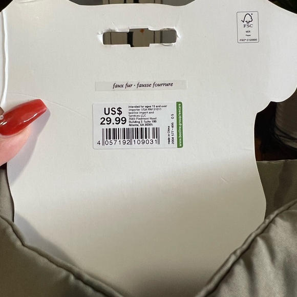 I AM Dog’s Coat Faux Fur SzSmall - Picture 6 of 7